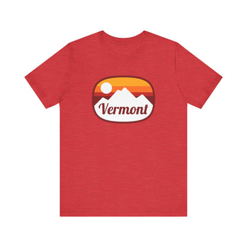 Buy heather-red Vermont T-Shirt - Unisex Vermont Shirt