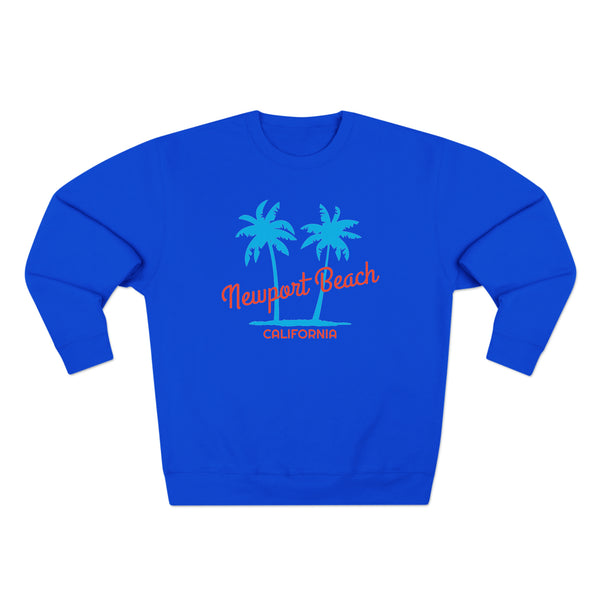 Premium Newport Beach, California Sweatshirt - Retro Unisex Sweatshirt