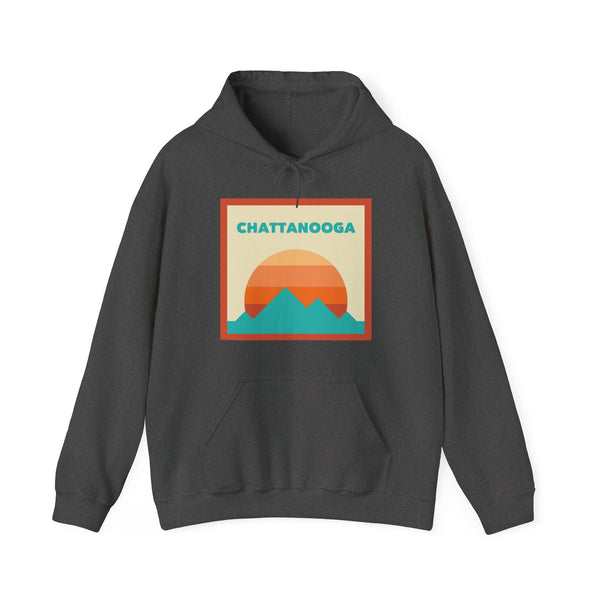 Chattanooga, Tennessee Mountain Sun Hoodie - Unisex Hooded Sweatshirt, Travel Sweatshirt, Sunset