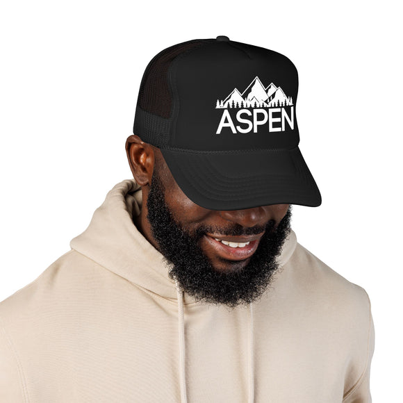 Aspen, Colorado Trucker Hat - Aspen Cap