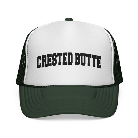 Crested Butte, Colorado Collegiate Style Trucker Hat
