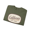 California Sweatshirt - Unisex Retro California Crewneck Sweatshirt