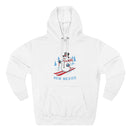 Premium New Mexico Skiing Snowman Hoodie-1
