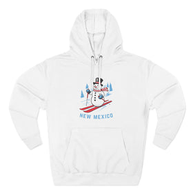 Premium New Mexico Skiing Snowman Hoodie