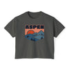 Women's Aspen, Colorado Boxy Graphic Tee - Slightly Cropped