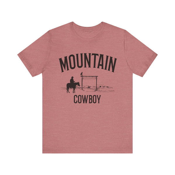 Mountain Cowboy T Shirt - Mountain Graphic Tee