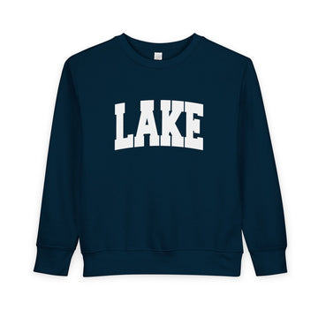 Buy navy Lake Toddler Sweatshirt - Lake Toddler Crewneck Sweatshirt