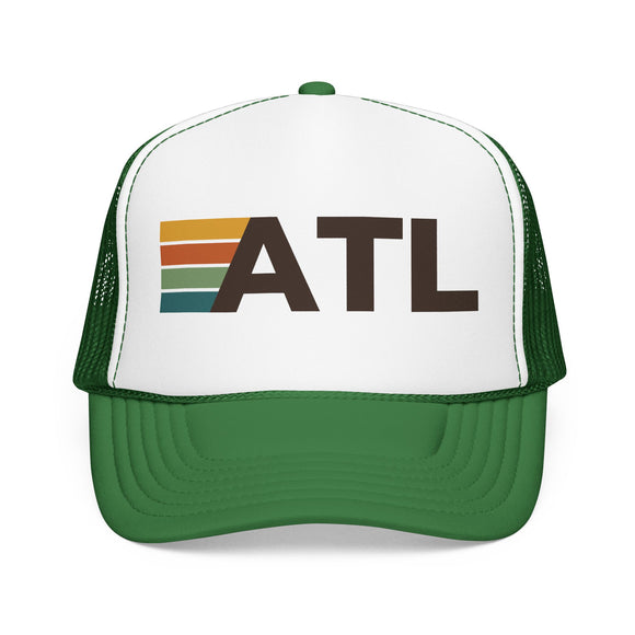 Atlanta, Georgia Trucker Hat - ATL Abbr retro cap