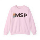 Minneapolis, Minnesota MSP Retro Stripe Sweatshirt-5