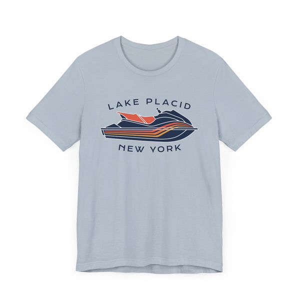 Lake Placid, New York T Shirt - Jetski Boating Graphic Tee