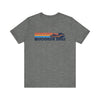 Wisconsin Dells T Shirt - Retro Jetski PWC Graphic Wisconsin Dells Tee
