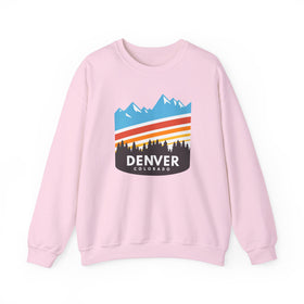 Denver, Colorado Sweatshirt - Unisex Retro Crewneck Denver Sweatshirt