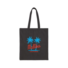 Malibu, California, Cotton Canvas Malibu Tote Bag