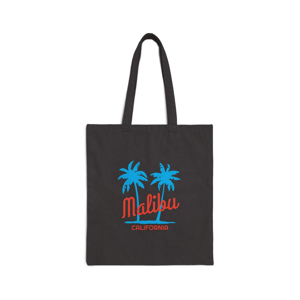 Malibu, California, Cotton Canvas Malibu Tote Bag