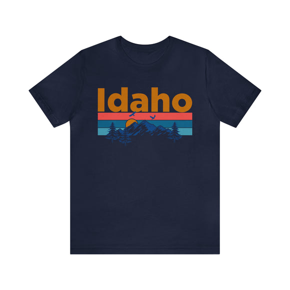 Idaho T-Shirt - Mountain Sunset Unisex Idaho Shirt