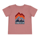 Oregon Toddler T-Shirt - Retro Palm Tree Unisex Toddler Oregon Shirt-1