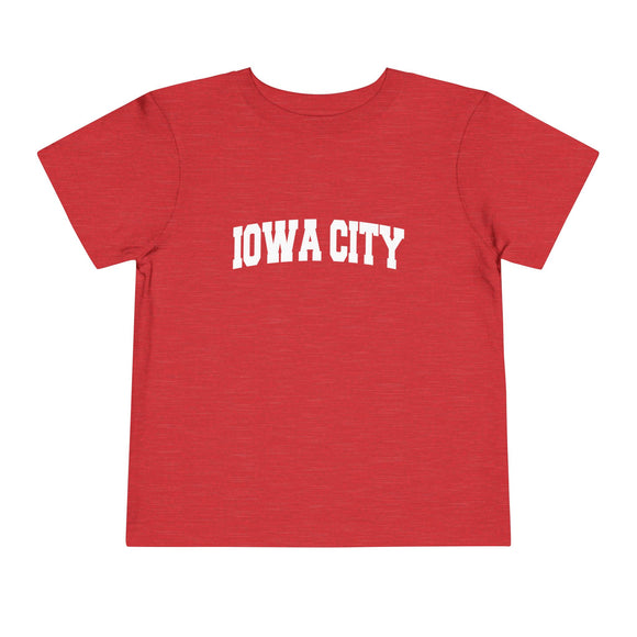 Iowa City, Iowa Toddler Graphic Tee - Kids Iowa City Vacation Shirt