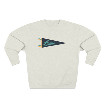 Buy oatmeal-heather Premium Acadia National Park Crewneck Sweatshirt
