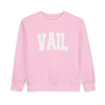 Buy pink Vail, Colorado Sweatshirt - Vail Toddler Crewneck Sweatshirt