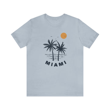 Miami, Florida T-Shirt - Retro Unisex Miami Shirt - Palm Trio