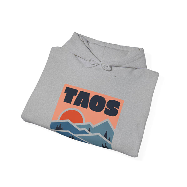 Taos, New Mexico Hoodie - Unisex Mountain Taos Hoodie Graphic Sweatshirt