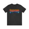 Bozeman, Montana Shirt - Mountain Sunset Unisex Bozeman T-Shirt