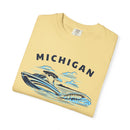 Michigan T Shirt, Comfort Colors Cotton 100% Cotton Wakeboard Boat Tee-13