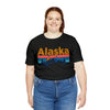 Alaska T-Shirt - Mountain Sunset Unisex Alaska Shirt
