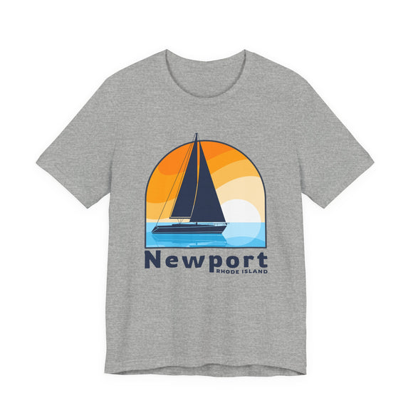 Newport, Rhode Island T Shirt - Sailboat Tee