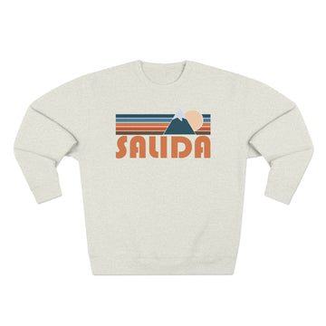Premium Salida, Colorado Retro Mountain Graphic Sweatshirt
