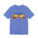 Lake Michigan T Shirt - Sunglasses Lake Graphic Lake Michigan Tee-12