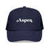 Kids Aspen, Colorado Trucker Hat Foam - Youth Snapback Cap on white background