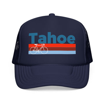 Buy dark-navy Tahoe, California Trucker Hat - Foam Tahoe Bike Cap