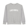 Lake Geneva, Wisconsin Toddler Sweatshirt - Lake Geneva Toddler Crewneck Sweatshirt