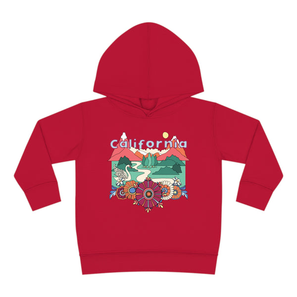 California Toddler Hoodie - Boho Mountain Unisex California Toddler Sweatshirt