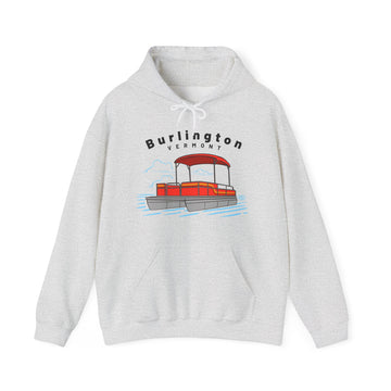 Burlington, Vermont Hoodie - Unisex Ski Lift Burlington - 0