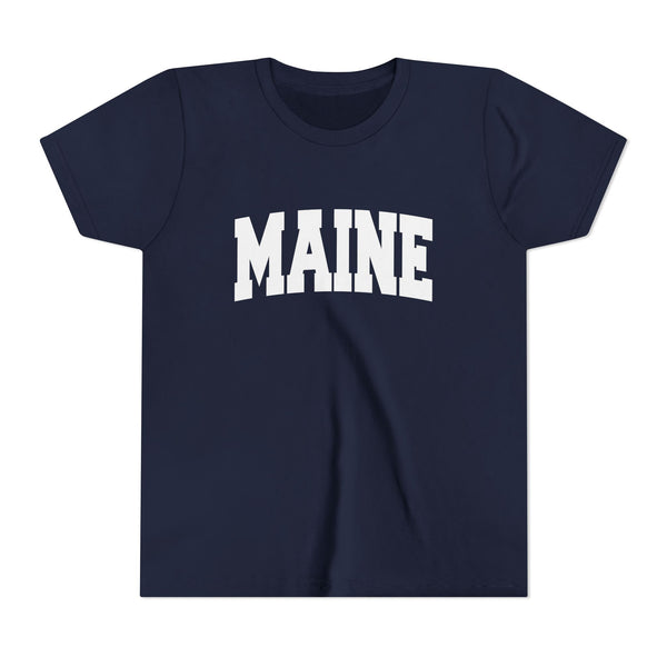 Maine Youth Graphic Tee - Kids T Shirt