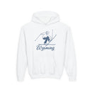 Wyoming Youth Hoodie - Snow Ski Kids Wyoming Hooded Sweatshirt-1