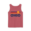 Ohio Retro Sunstripe Tank Top | Comfort Colors - 100% Cotton-5