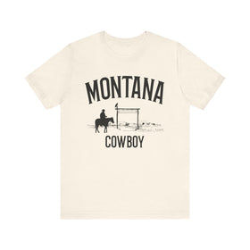 Buy natural Montana Cowboy T Shirt - Montana Graphic Tee