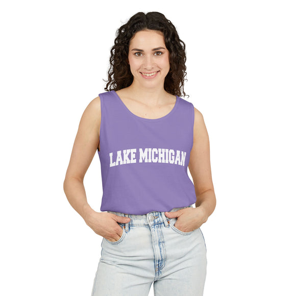 Lake Michigan Tank Top Unisex | Comfort Colors - 100% Cotton