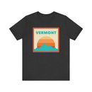 Retro Vermont T-Shirt, Mountain Sun Tee, Unisex Graphic Shirt, Vintage Vermont Top, Outdoor Adventure Clothing-2