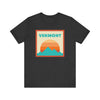 Retro Vermont T-Shirt, Mountain Sun Tee, Unisex Graphic Shirt, Vintage Vermont Top, Outdoor Adventure Clothing
