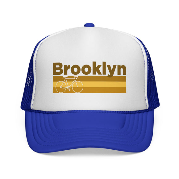 Brooklyn New York Trucker Cap - Retro Bike
