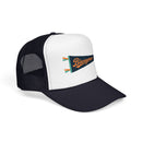 Biscayne National Park Pennant Trucker Hat — Vintage Foam Mesh Cap-7