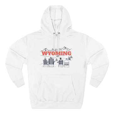 Premium Wyoming Après-ski Hoodie - Unisex Sweatshirt