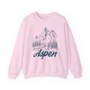 Aspen, Colorado Sweatshirt - Mountain Illustration Graphic Crewneck-5
