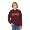 Aspen, Colorado Youth Sweatshirt - Unisex Kid's Aspen Crewneck Sweatshirt