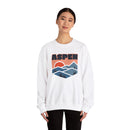 Aspen, Colorado Sweatshirt Retro Mountains, Aspen Unisex Graphic Crewneck-8