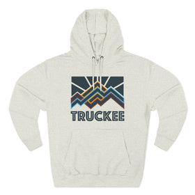 Truckee, California Hoodie - Retro Mountain Unisex Sweatshirt